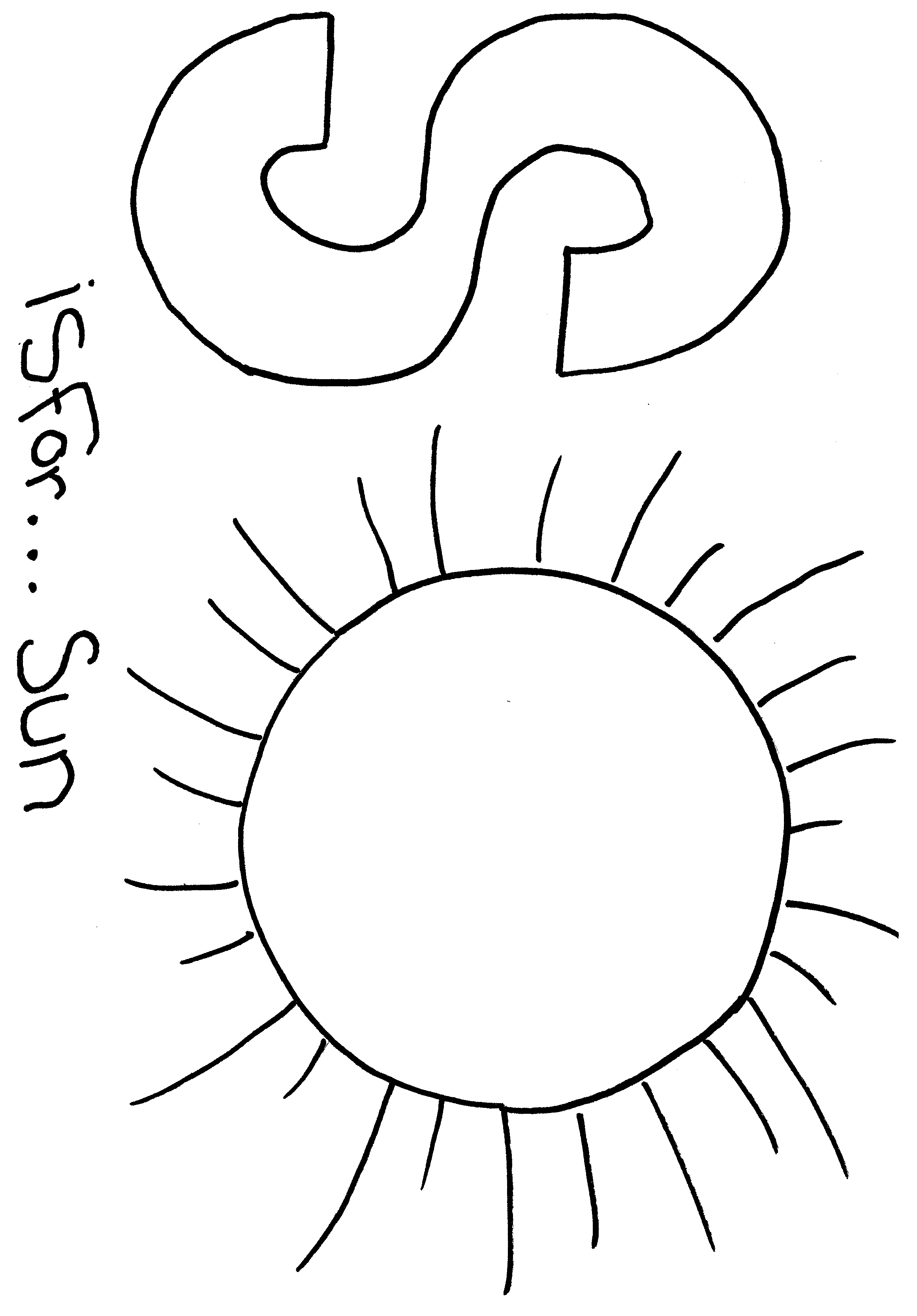 Free Printable Alphabet Coloring Page Letter S